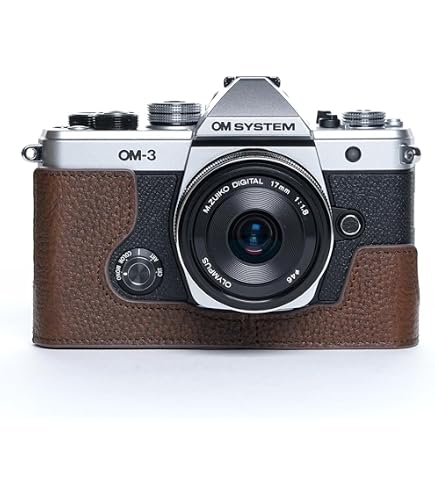 Amazon.com : OM-3 Camera Case, BMAOLLONGB Handmade Genuine Real